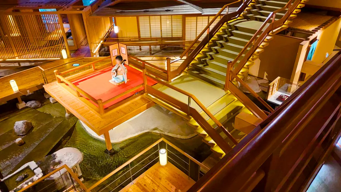 福島の旅館「大川壮」で撮影した写真